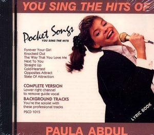CD PLAY BACK HITS OF PAULA ABDUL (Lyrics book included)