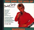 CD(G) PLAY BACK POCKET SONGS HITS OF MADONNA VOL.01 (lyrics book included)