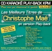 CD KARAOKE PLAY-BACK KPM VOL. 23 ''Christophe Maé''