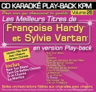 CD KARAOKE PLAY-BACK KPM VOL. 26 ''Françoise Hardy & Sylvie Vartan''