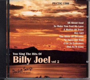 CD(G) PLAY BACK POCKET SONGS BILLY JOEL VOL. 02 (lyrics book included)