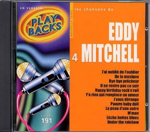 CD PLAY BACK SPÉCIAL EDDY MITCHELL VOL.04 (avec choeurs)