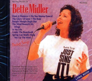 CD PLAY BACK POCKET SONGS HITS OF BETTE MIDLER (lyrics book included)
