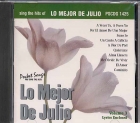 CD(G) PLAY BACK POCKET SONGS LO MEJOR DE JULIO IGLESIAS VOL.03 (lyrics book included)