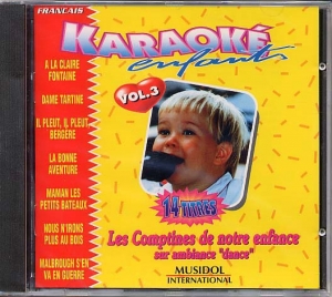 CD KARAOKE MUSIDOL ENFANTS VOL.03