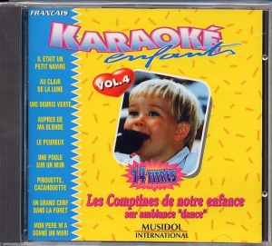 CD KARAOKE MUSIDOL ENFANTS VOL.04