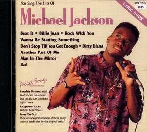 CD(G) PLAY BACK POCKET SONGS HITS OF MICHAEL JACKSON (livret paroles inclus)