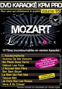 DVD KARAOKE KPM PRO VOL. 15 ''Mozart L'Opéra Rock'' (All)