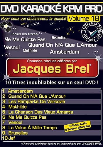 KARAOKE PARIS MUSIQUE - KPM:Coffret 3 DVD Karaoke KPM Pro Stars En