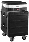 RACK/REGIE GATOR 10 x 12U SUR ROULETTES