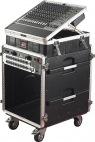 RACK/REGIE GATOR 10 x 12U SUR ROULETTES