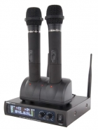 ENSEMBLE 2 MICROPHONES SANS FIL MADBOY U-TUBE 20R RECHARGEABLE + 1 DVD KARAOKÉ KPM OFFERT