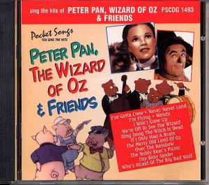 CD(G) PLAY BACK POCKET SONGS PETER PAN, WIZARD OF OZ & FRIENDS (livret paroles inclus)