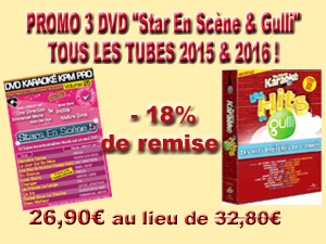 PROMO 3 DVD ''Stars En Scène & Gulli'' TOUS LES TUBES 2015 & 2016 !