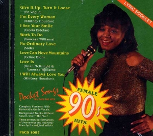 CD PLAY BACK POCKET SONGS HITS OF THE 90’S -Femmes- (lyrics book included)