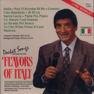 CD POCKET SONGS FLAVORS OF ITALY