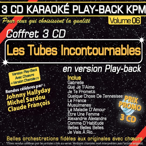 Coffret 3 DVD Karaoke : Chansons D'Amour, Chansons Francaises /Vol