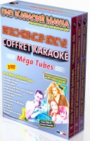 COFFRET 3 DVD KARAOKE MANIA ''Mega Tubes''