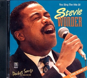 CD PLAY BACK POCKET SONGS HITS OF STEVIE WONDER (lyrics book included)