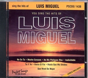 CD(G) PLAY BACK POCKET SONGS LUIS MIGUEL CLASSICS (livret paroles inclus)