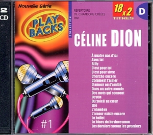 CD PLAY BACK CELINE DION VOL.01 Bis (avec choeurs)