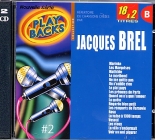 CD PLAY BACK JACQUES BREL Vol.02 Bis (avec choeurs)