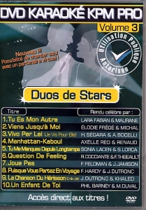 DVD KARAOKE KPM PRO VOL. 03 ''Duos De Stars''