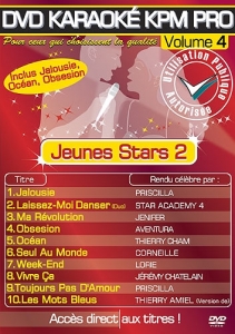 DVD KARAOKE KPM PRO VOL. 04 ''Jeunes Stars 2'' (All)