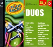 CD PLAY BACK DUOS CELEBRES VOL. 03Bis inclus Jane Birkin (avec choeurs)