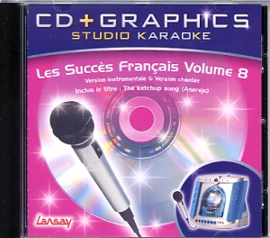 CD(G) KARAOKE LANSAY LES SUCCES FRANCAIS VOL.08