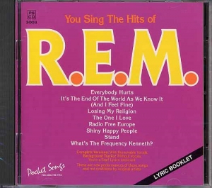 CD PLAY BACK POCKET SONGS R.E.M. (livret paroles inclus)