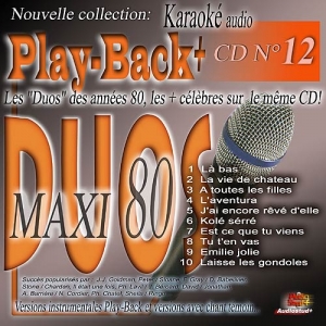 CD PLAY BACK AUDIO STUD + VOL.12 ''Maxi Duos 80''