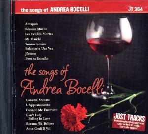 CD(G) PLAY BACK POCKET SONGS ANDREA BOCELLI (Lyrics book included)