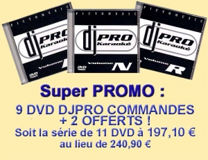 PROMO 11 DVD DJPRO DONT 2 OFFERTS !