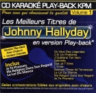 CD KARAOKE PLAY-BACK KPM VOL. 01 ''Johnny Hallyday''