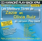 CD KARAOKE PLAY-BACK KPM VOL. 05 ''Zazie & Olivia Ruiz''