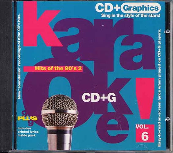 KARAOKE PARIS MUSIQUE - KPM:CD(G) PLAY BACK HITS OF THE 90'S 2 (livret  paroles inclus)