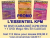 PROMO 10 DVD KARAOKE KPM PRO ''L'ESSENTIEL'' + 1 DVD MEGAHITS EN CADEAU