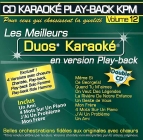 CD KARAOKE PLAY-BACK KPM VOL. 12 ''Duos Karaoké''