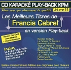 CD KARAOKE PLAY-BACK KPM VOL. 11 ''Francis Cabrel''