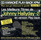 CD KARAOKE PLAY-BACK KPM VOL. 18 ''Johnny Hallyday vol. 2''