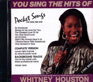 CD(G) PLAY BACK POCKET SONGS HITS OF WHITNEY HOUSTON VOL.01 (lyrics book included)